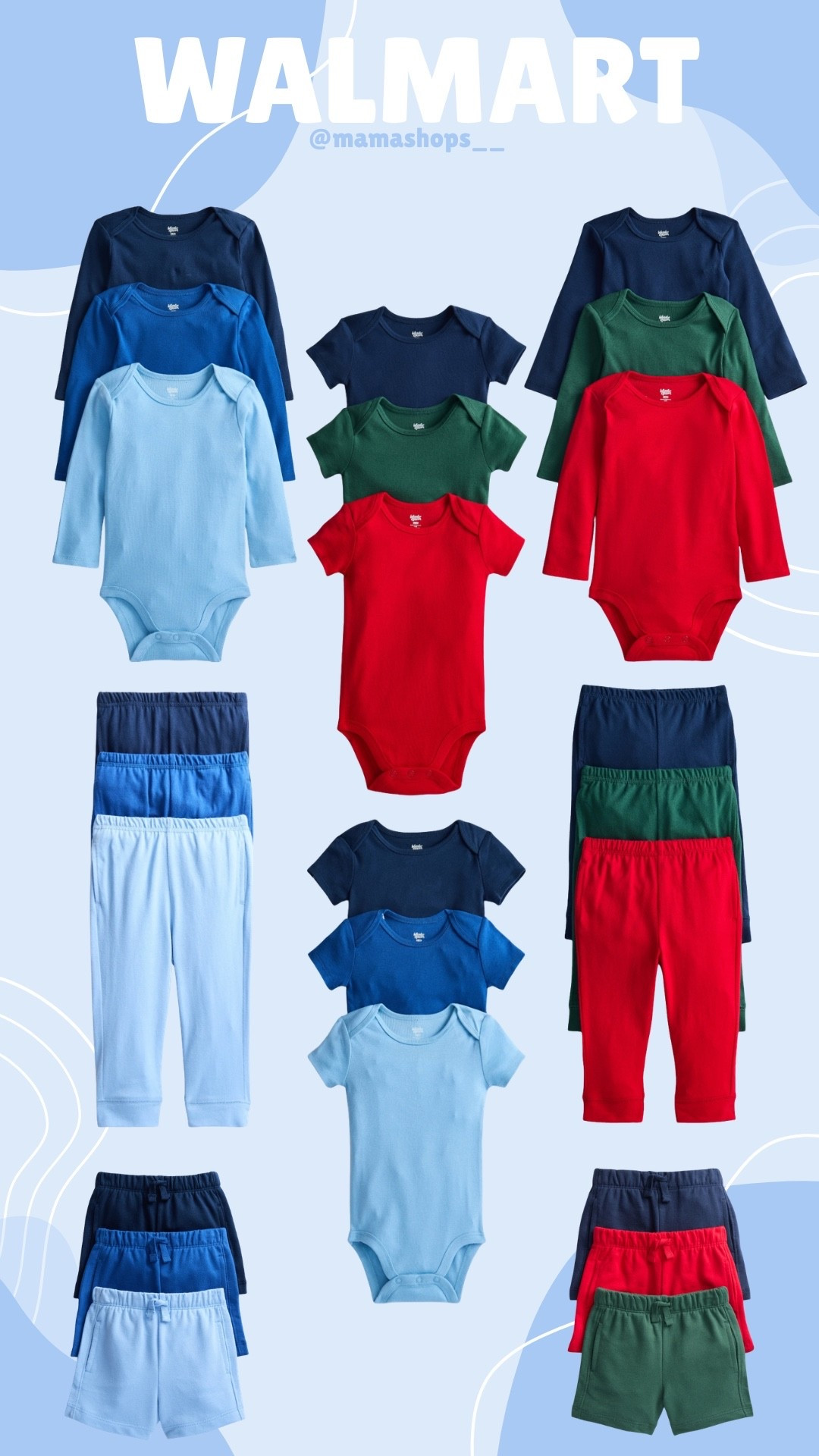 Wonder Nation Baby boy 3pc sets for your little ones, perfect to mix and match !🥰👶🏻

Linking them all here and more, find them at Walmart 🔗🤩

#LTKmomlife #LTKSeasonal #LTKBaby