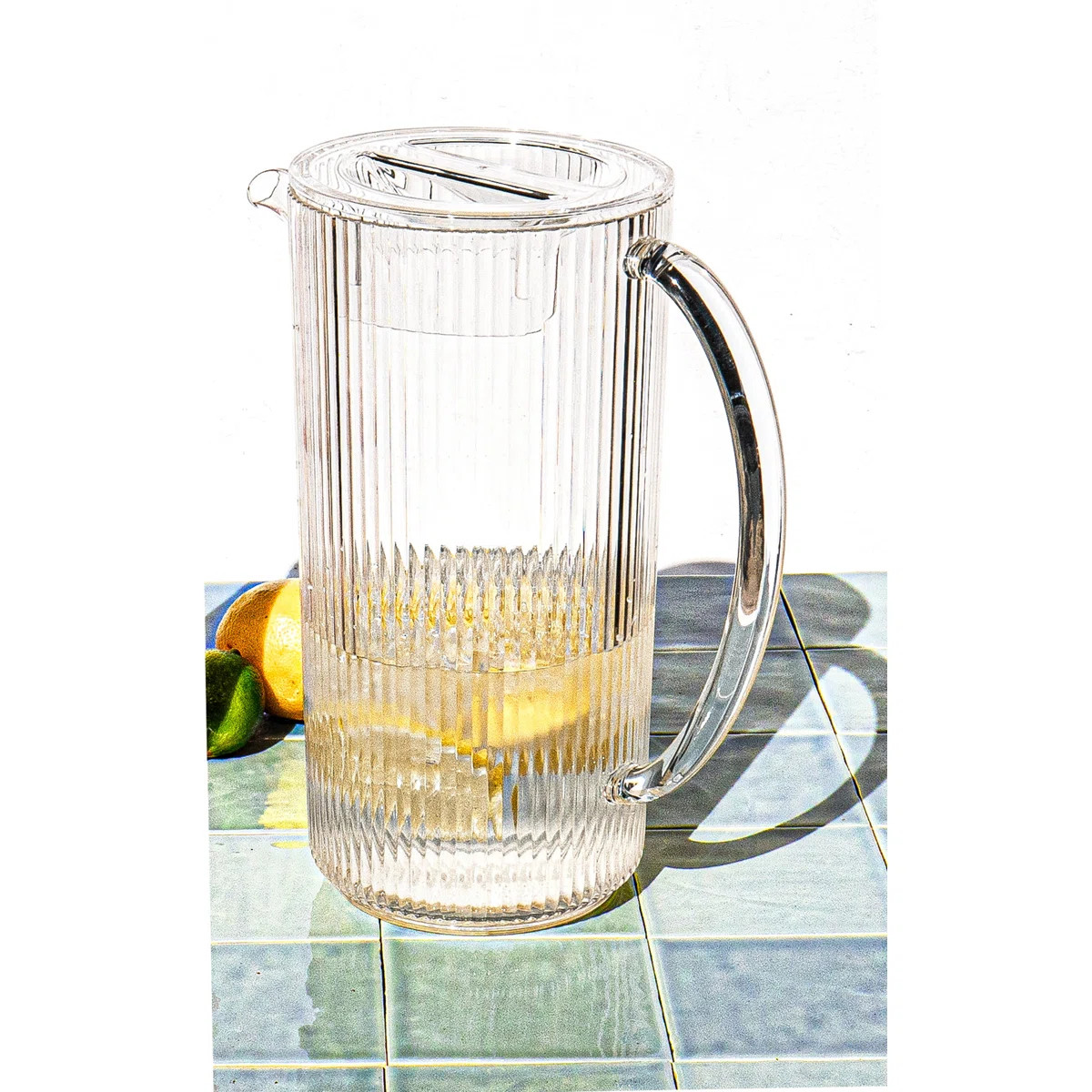 Mesa Acrylic Drinking Pitcher with Lid - Clear - 111 oz | Wayfair North America