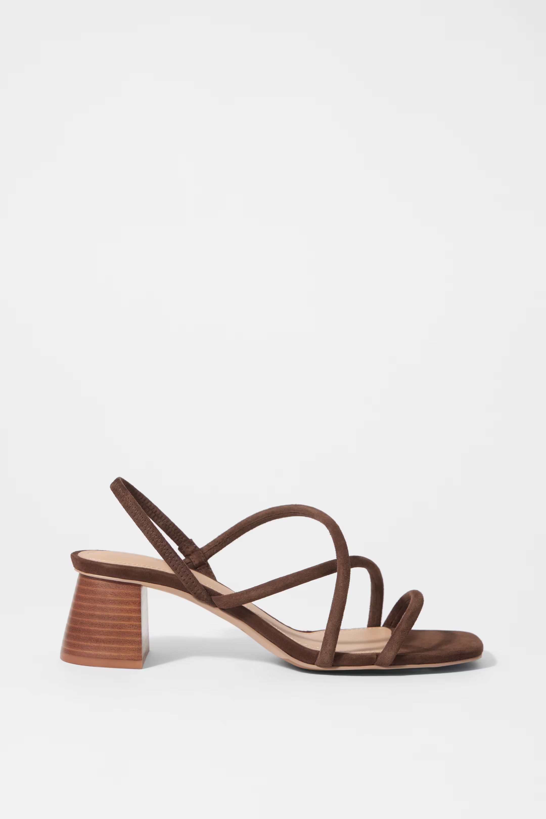 Strappy Block Heel Sandals | H&M (UK, MY, IN, SG, PH, TW, HK)