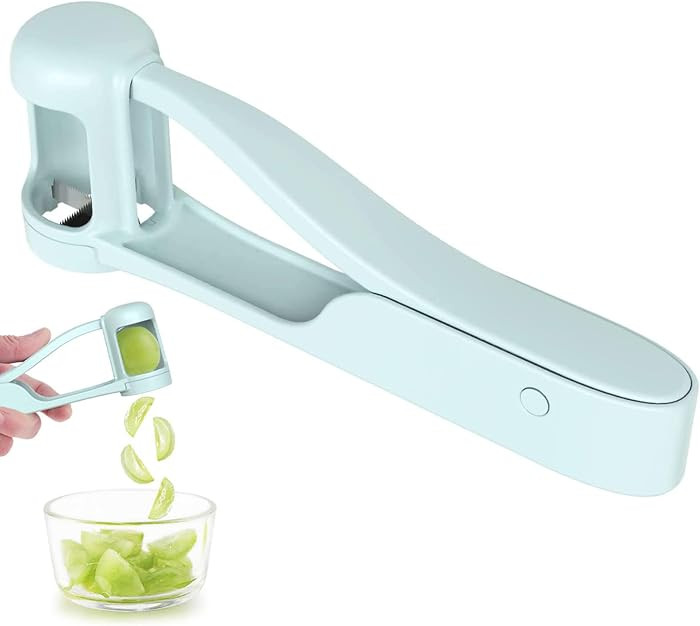 WhiteRhino Grape Cutter Grape Slicer for Toddlers,Grape Cherry Tomato Strawberry Cutter Quarter Slicer tool For Vegetable Fruit Salad Cake Decoration,Stainless Steel kitchen Gadget Fruit cutter | Amazon (US)
