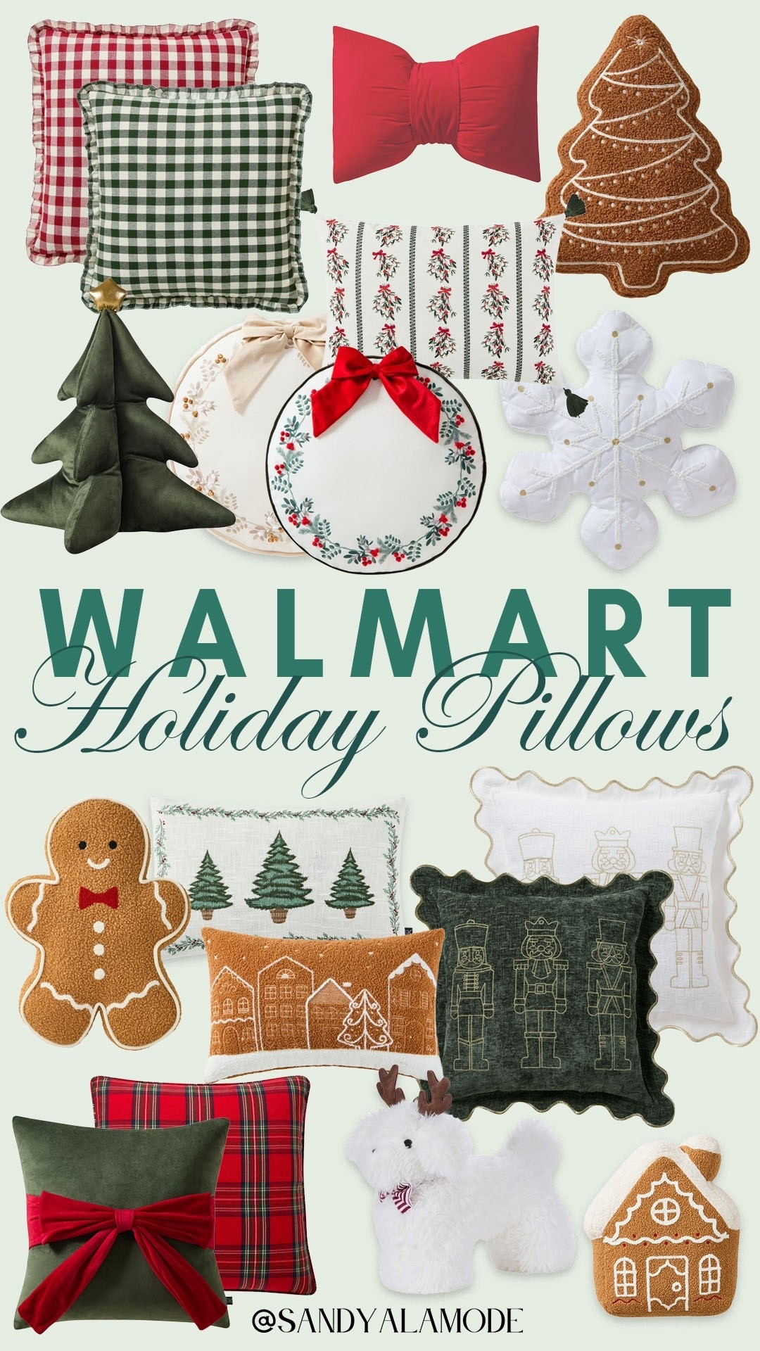 Walmart holiday pillows. Walmart home. Walmart Christmas pillows. 

#LTKSeasonal #LTKHome #LTKFindsUnder50