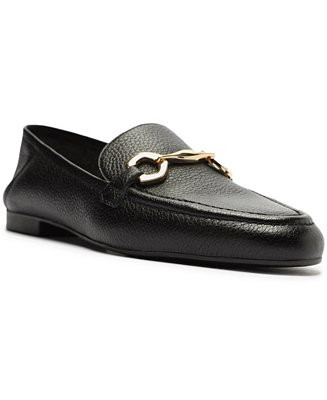 Emma Horse Bit Pebble Leather Classic Loafers | Macy's