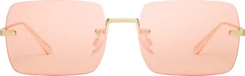 TTYL Rimless 57mm Squre Sunglasses | Nordstrom Rack