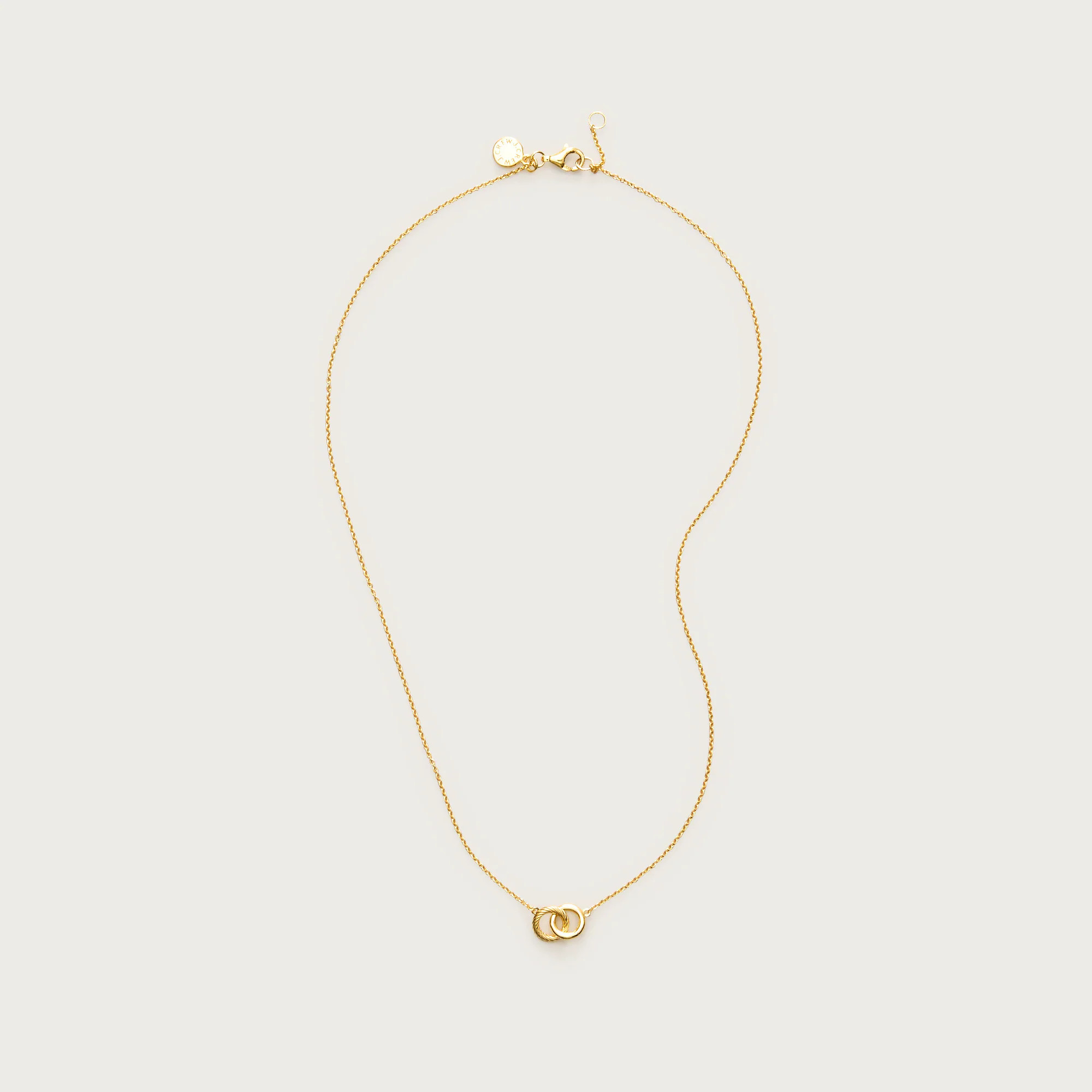 Gold vermeil door knocker necklace | J. Crew US