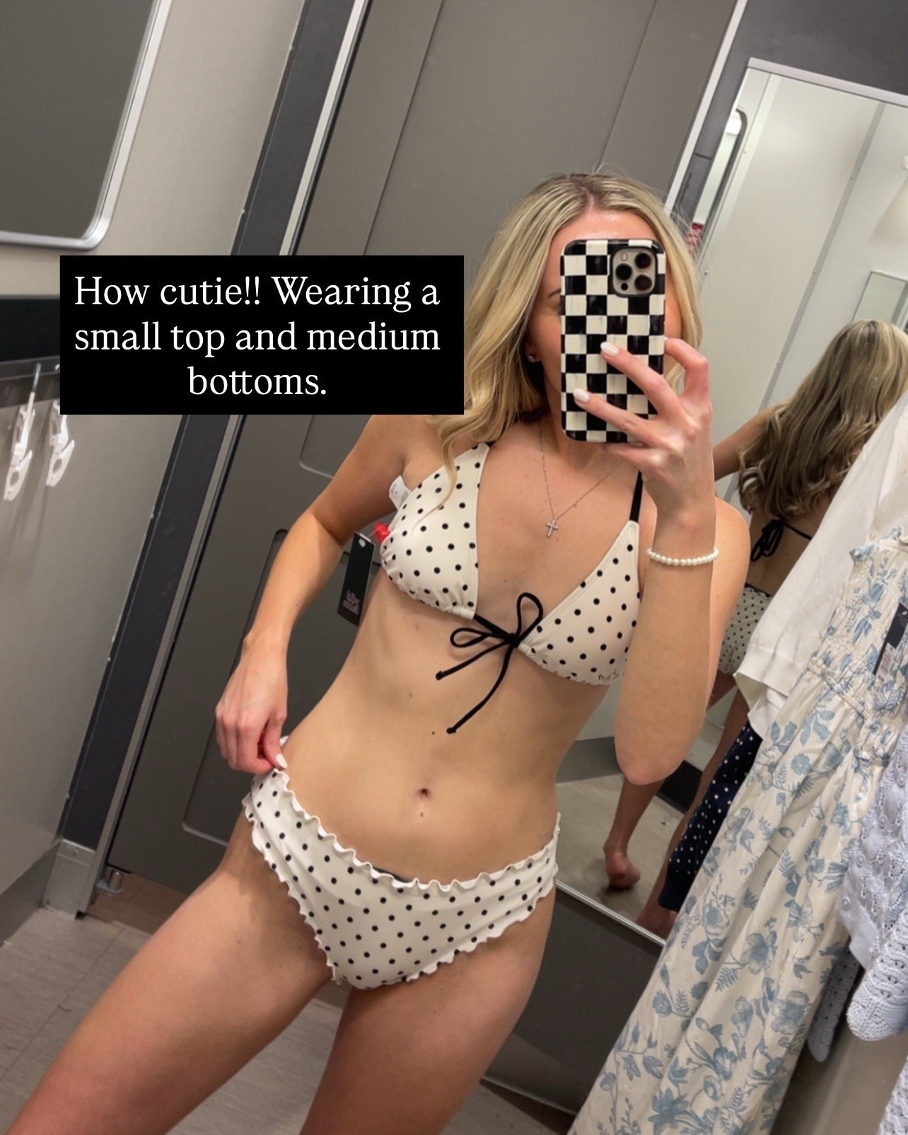 Target Polka Dot Bikini

White and black polka dot bikini, polka dot triangle bikini, target triangle bikini, target ruffle polka dot bikini, target white and black bikini, target white bikini, target black bikini, target swim, target women’s bikini, target summer, new target, target fashion, target polka dot, target polka dot top, target ills dot bottoms, triangle polka dot bikini, triangle ruffle bikini, frilly bikini, girly bikini, love shack fancy bikini dupe, love shack fancy swim dupe, vacation outfits beach, Morgan Grace Howe, Target Polka Dot Bikini, white and black polka dot bikini, polka dot triangle bikini, triangle bikini set, ruffle bikini top, frilly bikini set, feminine swimwear, girly bikini aesthetic, classic polka dot swim, Target bikini, Target swimwear, Target women’s swim, Target summer fashion, Target new arrivals, viral Target finds, trending swimwear 2026, spring outfits 2026, spring break outfits, vacation outfits beach, beach vacation outfit, resort wear bikini, poolside outfit inspo, beach day outfit, lake day outfit, coastal vacation style, European summer outfit, coastal grandmother aesthetic, Hamptons style swim, LoveShackFancy inspired bikini, LoveShackFancy dupe swim, designer swim look for less, affordable bikini set, under $40 swimwear, flattering bikini fit, adjustable triangle bikini, minimal tan line bikini, cute swim outfit, bikini styling ideas, coverup outfit inspo, beach to brunch outfit, summer outfit inspo, influencer swim style, TikTok viral bikini

#LTKSeasonal #LTKootd #LTKSwim