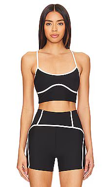 LSPACE Revel Top in Black & Cream from Revolve.com | Revolve Clothing (Global)