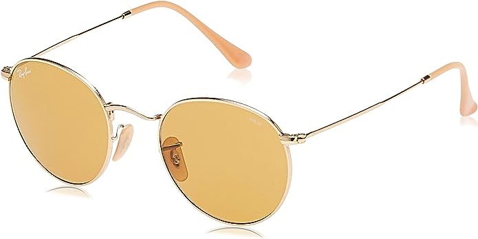 Ray-Ban Rb3447 Evolve Metal Round Sunglasses | Amazon (US)