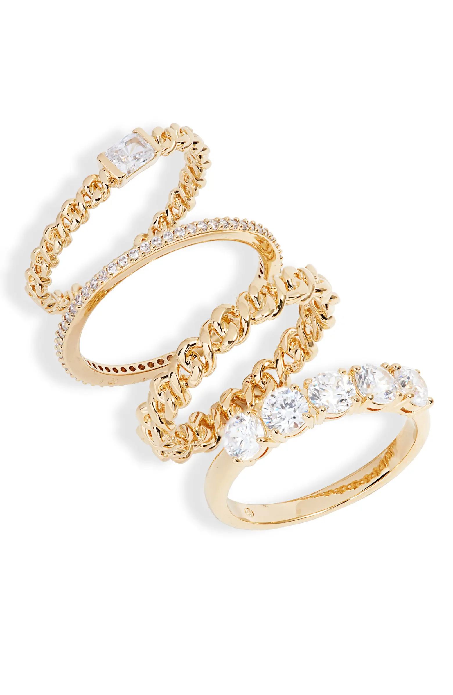 Zoe Set of 4 Stacking Rings | Nordstrom