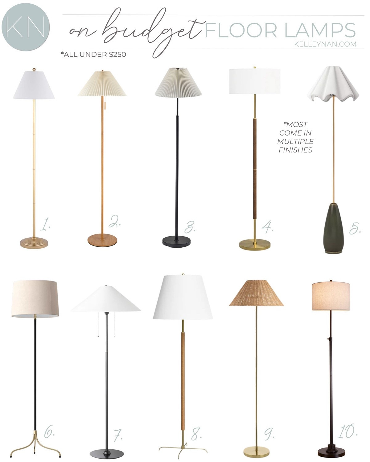 These budget friendly floor lamps are pretty and practical and are definitely worth a feature! home decor home lighting budget lighting gold floor lamp black floor lamp bedroom decor living room decor sitting room decor adjustable floor lamp#LTKStyleTip 

#LTKHome #LTKSaleAlert