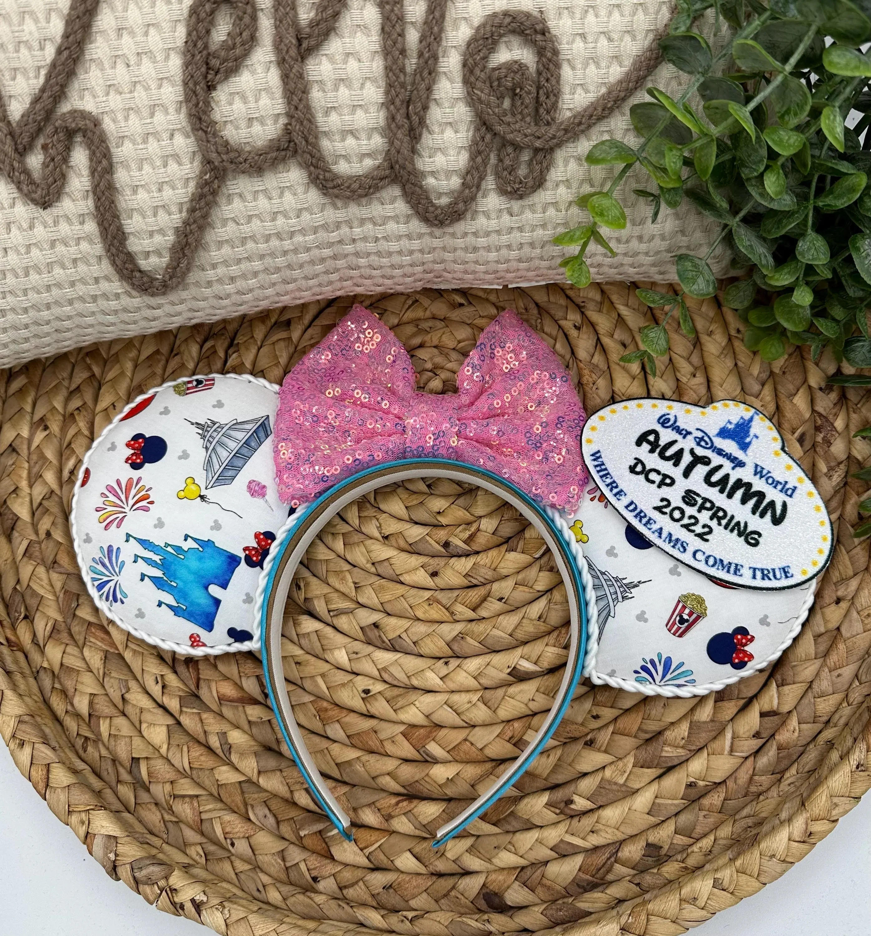 DCP Inspired Mouse Ears, Park Ears, Mouse Headband, DCP Gift - Etsy | Etsy (US)