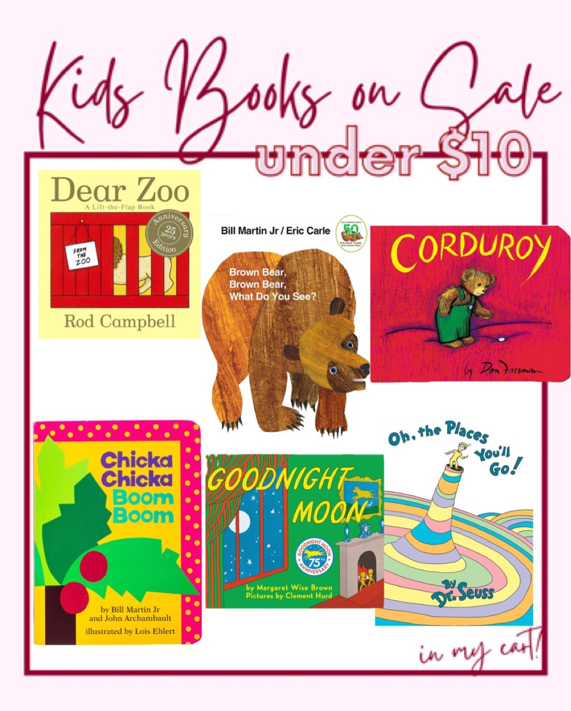 Classic books for kids on sale for under $10 right now!!

All available on Amazon with prime free shipping! Baby board books, dr. Suess, etc!! Great gift for moms, teachers, kids, parents, baby showers, etc. 



#LTKfamily #LTKbaby #LTKkids