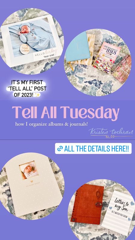 Tell All Tuesday: Albums & Journals Organization // plus how I use them! 🤍✨📔 

new blog post!! 

www.kristencochranblog.com 
Instagram: kristencochranblog 

#LTKbaby #LTKfamily #LTKhome