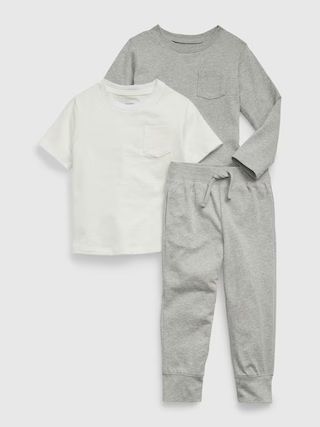 Toddler Organic Cotton Mix & Match 3-Piece Outfit Set | Gap (US)