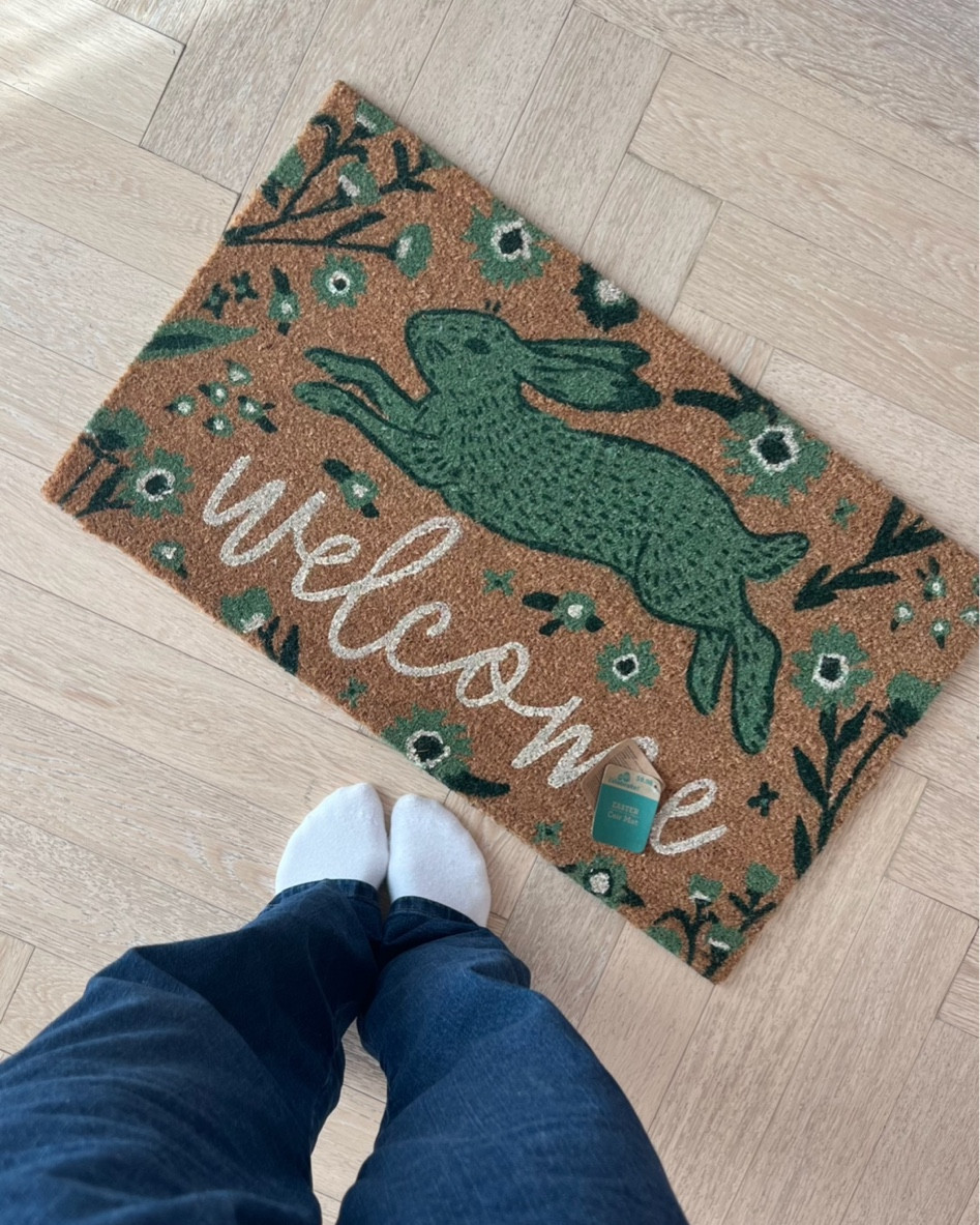 The cutest Easter welcome doormat - under $10🐰

Easter decor; Easter rug; Easter doormat, Easter decoration, Walmart, front porch Easter decor, Christine Andrew 

#LTKSeasonal #LTKhome #LTKfindsunder50
