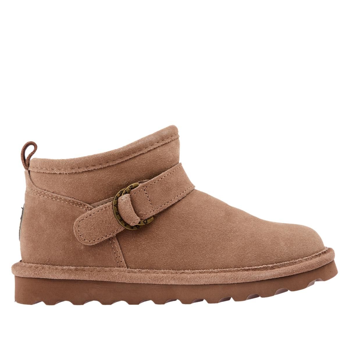 BEARPAW Suede Micro Water- and Stain-Repellent Boot | HSN