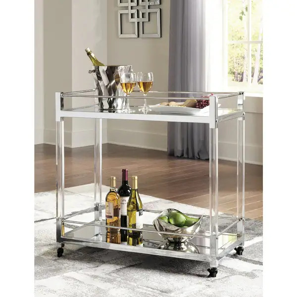 Chaseton Bar Cart - 33"W x 16"D x 32"H | Bed Bath & Beyond