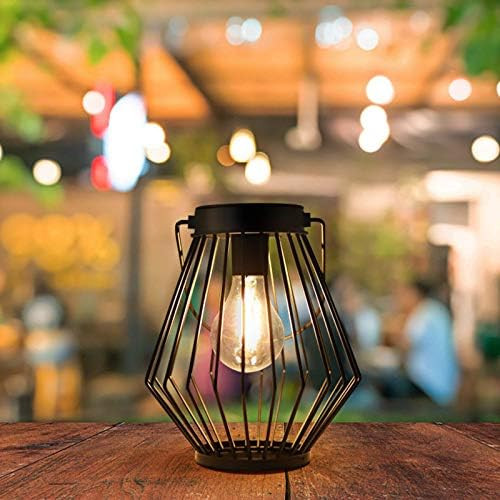 Hanging Solar Lanterns Outsoor Solar Powered Lantern LED table Lamp Waterproof | Amazon (US)