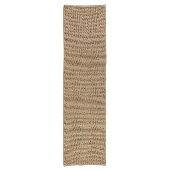 Radford Chevron Handmade Hand-Woven Flatweave Jute/Sisal Brown Area Rug | Wayfair North America