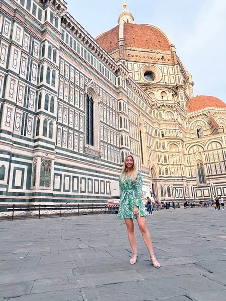 📍Florence — A belted shirt dress and comfortable sandals for a day exploring Florence! Dress is from Zara’s Summer collection, but I linked a couple similar options. Ferragamo sandals are wildly comfortable, but size up AND get the wide unless you have a super narrow foot!

#LTKtravel #LTKstyletip #LTKshoecrush