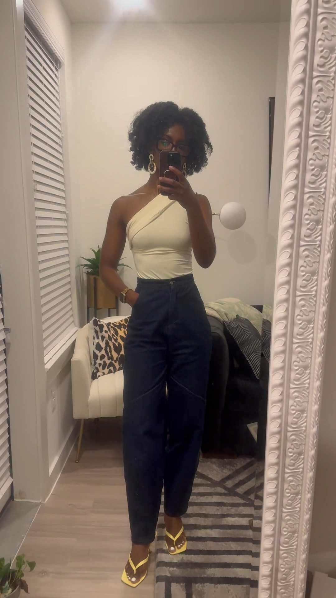 Yesterday’s office outfit! Will be finding a way to incorporate butter yellow in the fall and winter since I love it so much. 

Casual outfit jeans barrel jeans outfit cute outfit affordable fashion 

#LTKFindsUnder100 #LTKFindsUnder50 #LTKStyleTip