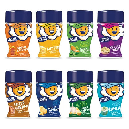 Kernel Season's Classic Mini Popcorn Seasoning, Assorted Variety Pack, 8 Count | Walmart (US)