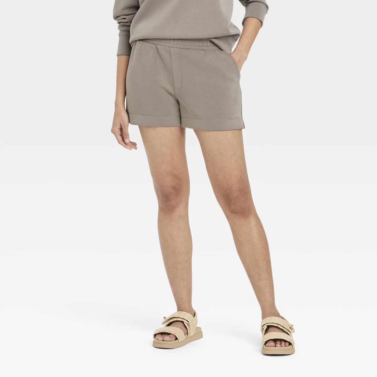 Women's High-Rise Sandwash Pull-On Shorts - A New Day™ | Target