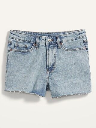 High-Waisted O.G. Straight Cut-Off Jean Shorts for Women --3-inch inseam | Old Navy (US)