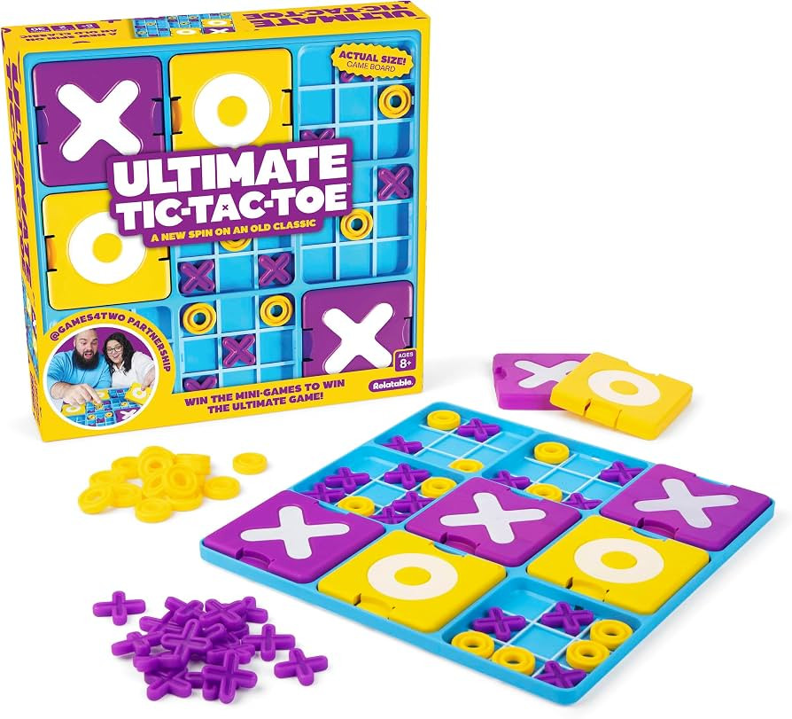 Ultimate Tic Tac Toe\u2122 By Relatable, Exciting Board Games for Family Gatherings, Great Games ... | Amazon (US)