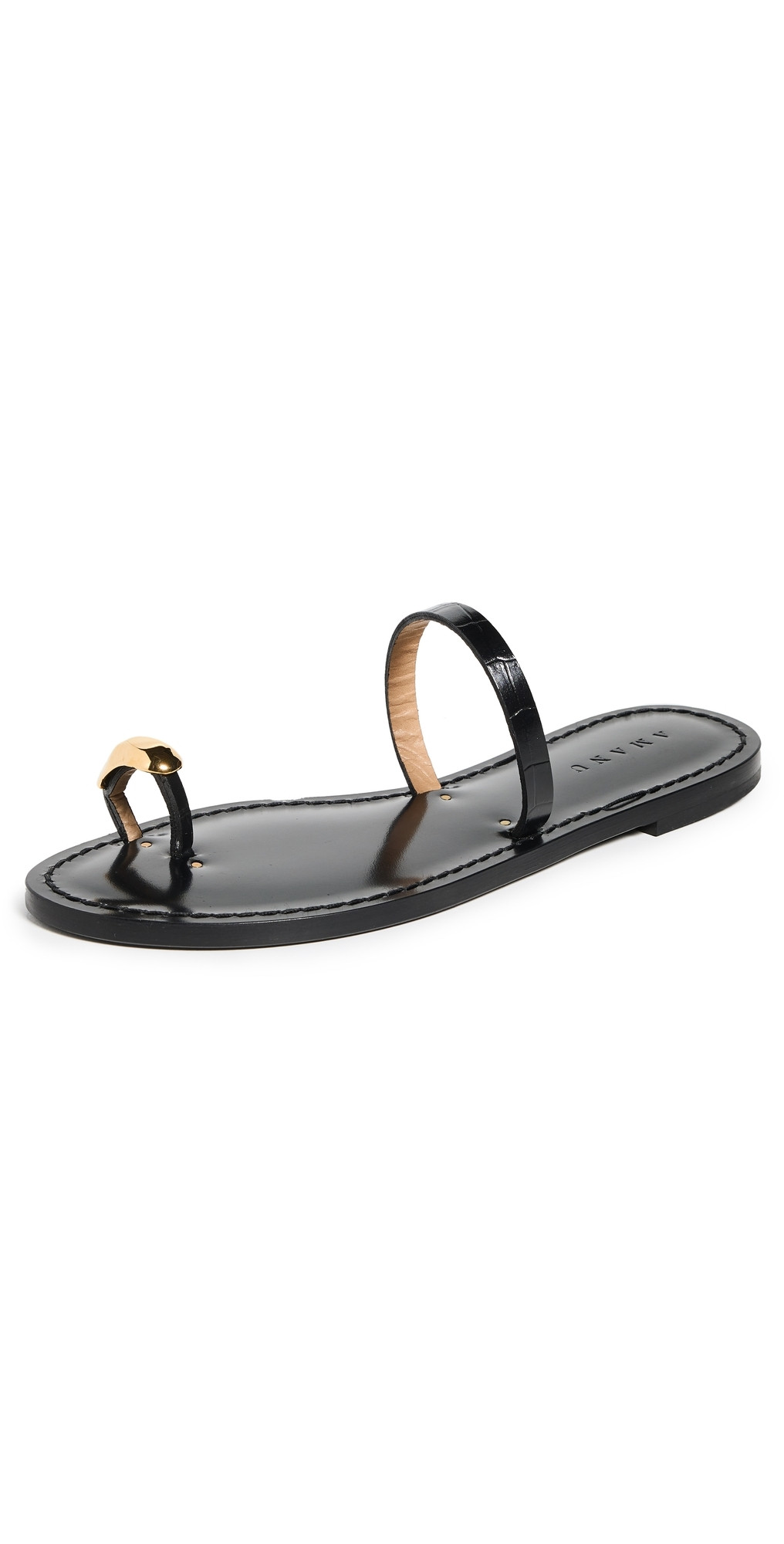 AMANU Kibera Sandals Black 9 | Shopbop