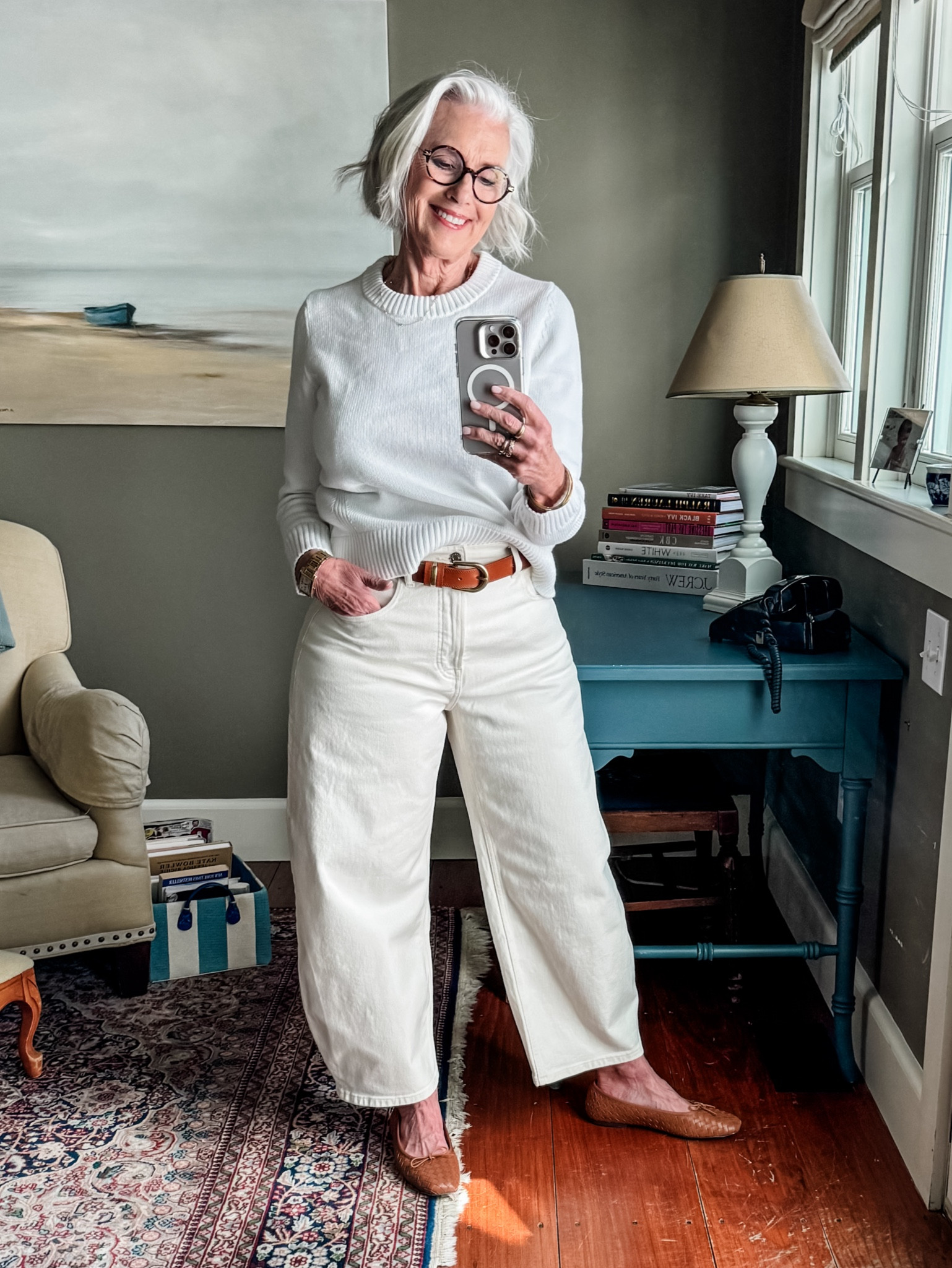 If it’s Tuesday this must be white on white on white. 🤍🤍🤍 Thank you @stateofcottonny The Castine is beautiful and so comfy!

#LTKshoecrush #LTKSeasonal #LTKstyletip