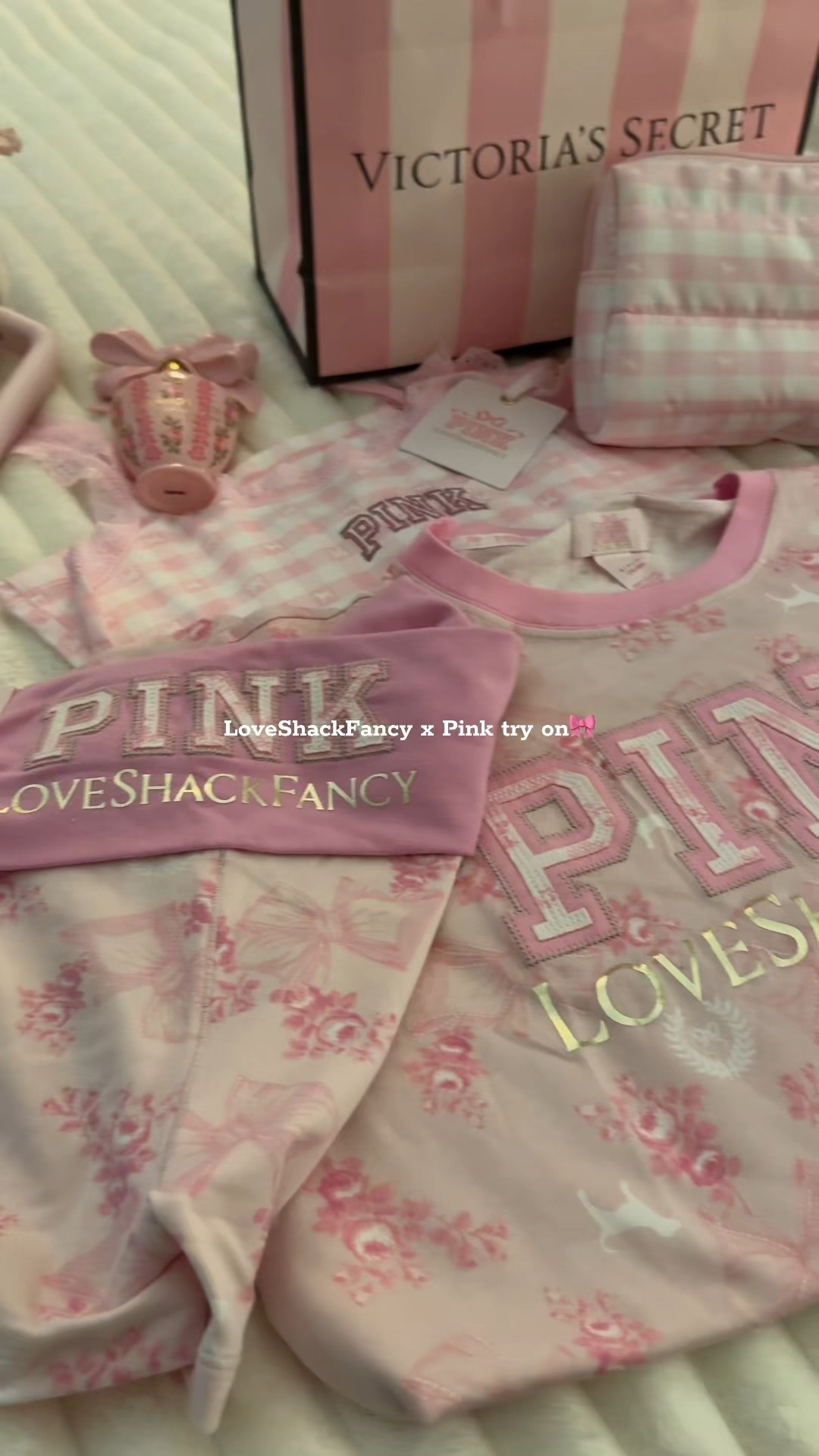 Beautiful LoveShackFancy x PINK collab🎀

#LTKFindsUnder100 #LTKStyleTip #LTKSeasonal