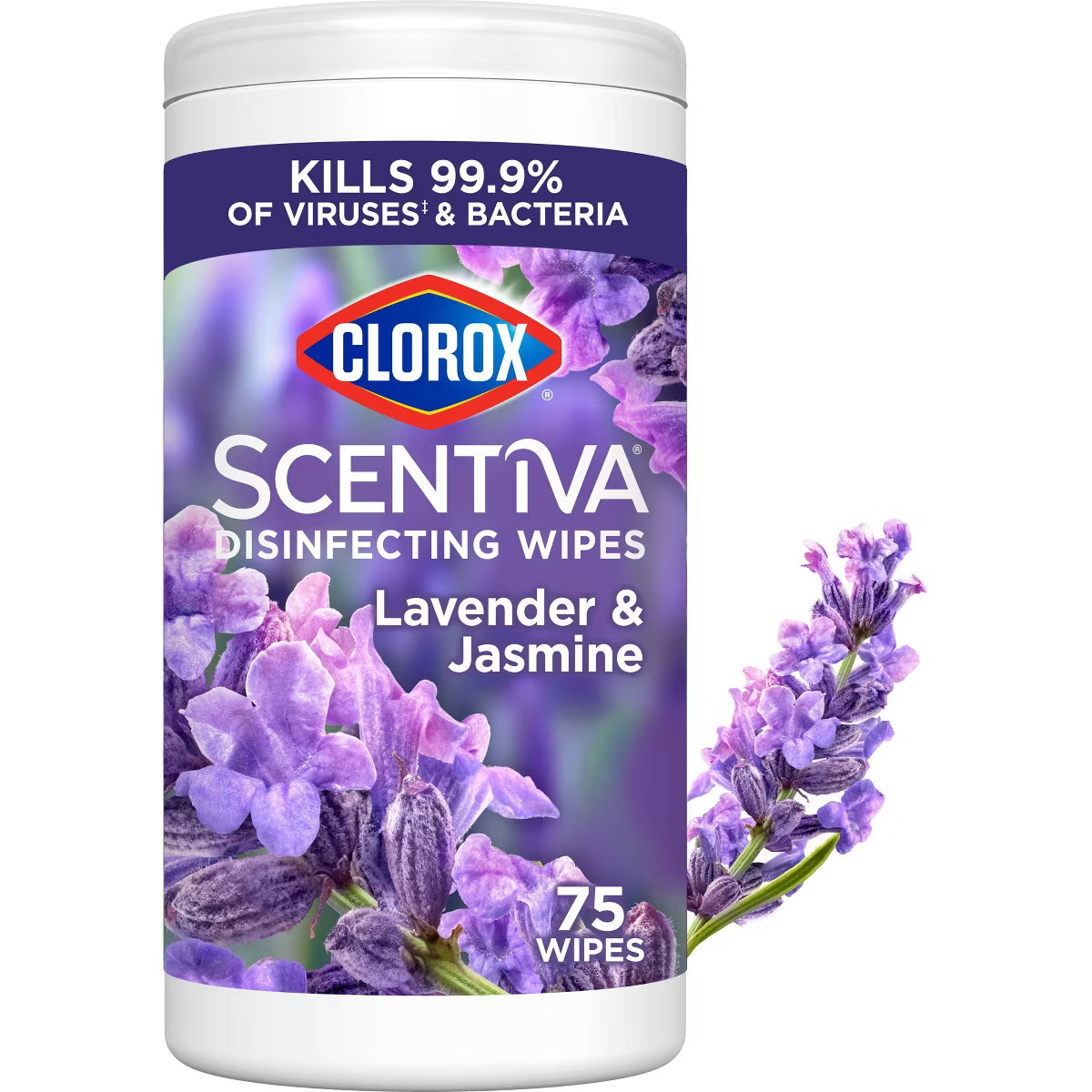 Clorox Scentiva Disinfecting Wipes - Lavender - 75ct | Target