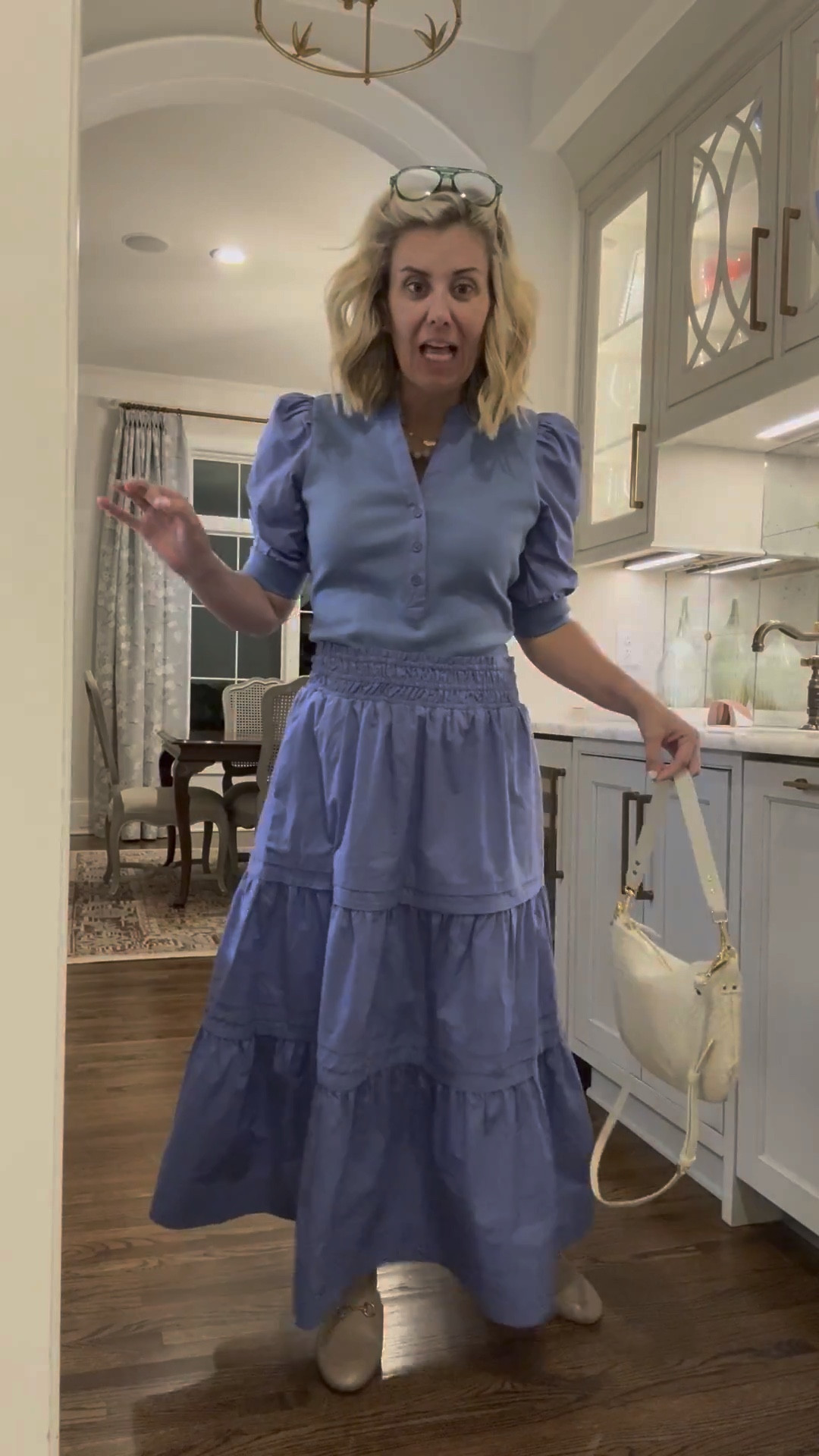 2 piece set that looks like a dress! Mixed media top with same color skirt that is so flattering. Pair it with this best selling leather crossbody/shoulder bag.

Top - size xs
Skirt -size xs
Shoes - 8


#LTKgrwm #LTKootd #LTKOver40