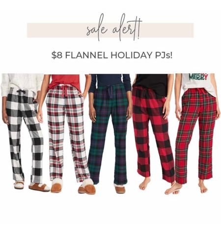 $8 flannel holiday pajama pants! 

#holidaypjs #flannelpajamapants #christmaspjs 

#LTKsalealert #LTKSeasonal #LTKHoliday