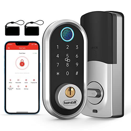 Smart Lock, Hornbill Fingerprint Deadbolt Lock with Touchscreen Keypad, Keyless Entry Front Door ... | Amazon (CA)