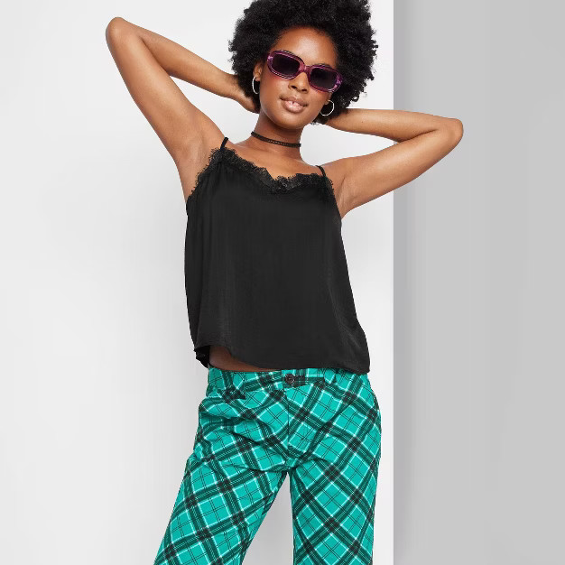 Women's Lace Trim Satin Cami - Wild Fable™ | Target