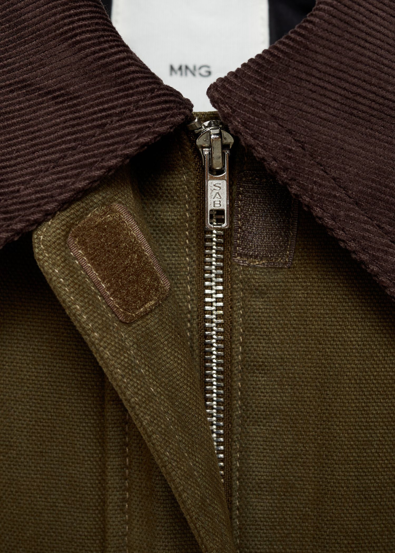 Denim barn jacket with contrasting collar - Women | MANGO USA | Mango (US/MX/AU)