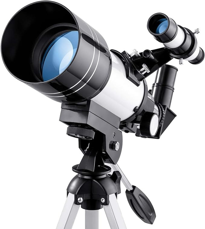 Telescope for Kids Beginners Adults, 70mm Astronomy Refractor Telescope with Adjustable Tripod, T... | Amazon (US)