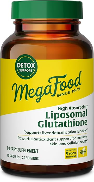 MegaFood High Absorption Liposomal Glutathione Supplement - Liver Detox & Powerful Antioxidant Su... | Amazon (US)