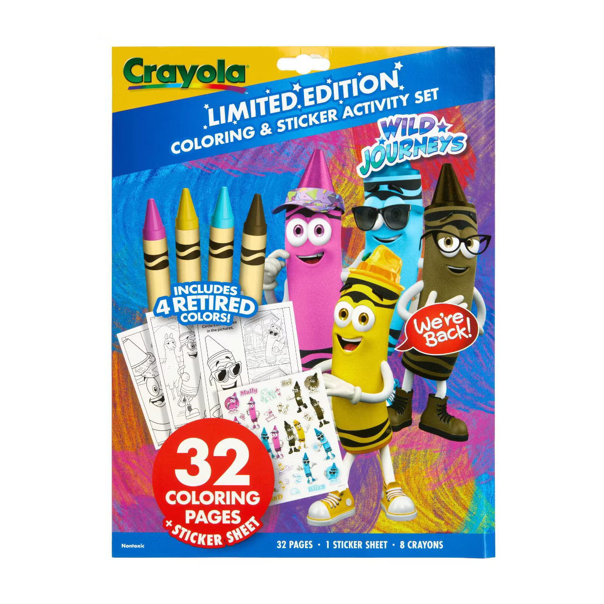 Crayola Limited Edition Coloring and Activity Pad 32 Pages Wild Journeys | Target