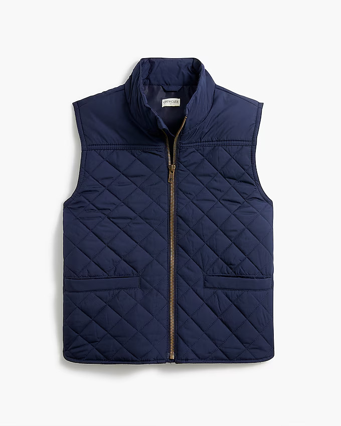 Boys' quilted Walker vest | J.Crew Factory