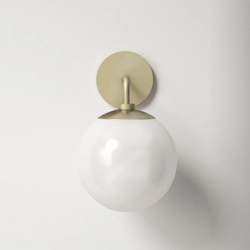 Luna Steel Armed Sconce | Wayfair North America