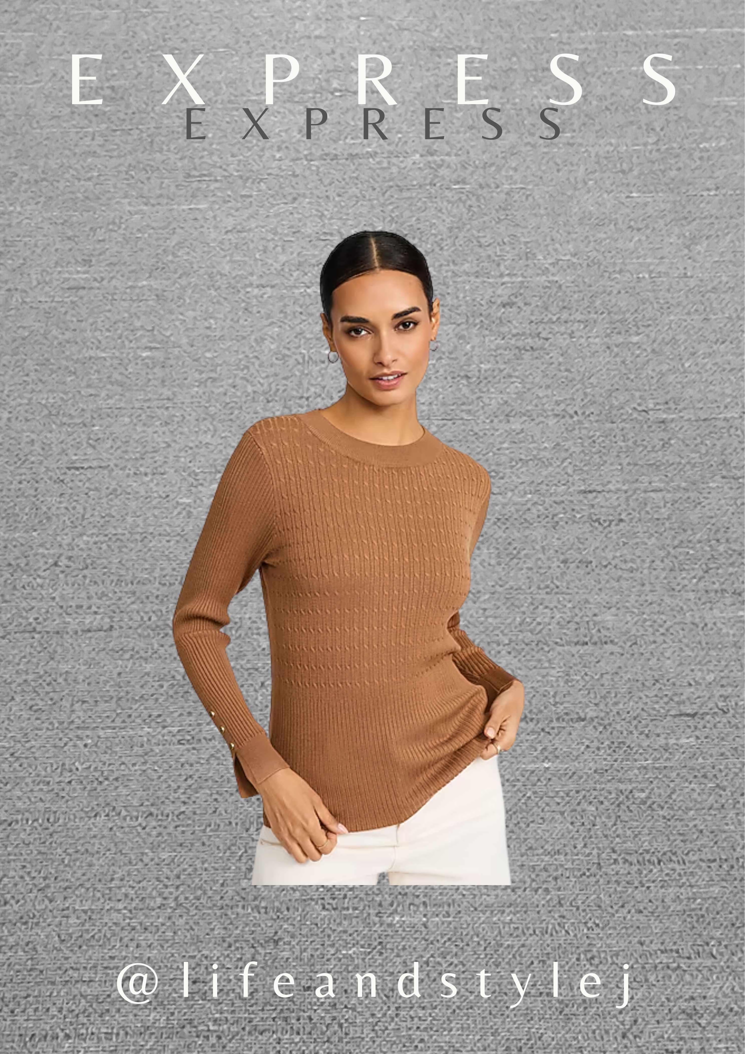 The Express textured crew neck fitted sweater is a sleek holiday sale essential for midlife ageless fashion, offering warmth with a clean modern shape. Style it with high rise trousers or a midi skirt, add a tailored coat, and keep accessories minimal for an effortlessly polished winter look. #MidlifeFashion #AgelessStyle #HolidayStyle #ChicKnits #ExpressStyle  

 #LTKSeasonal #LTKOver40 #LTKSaleAlert