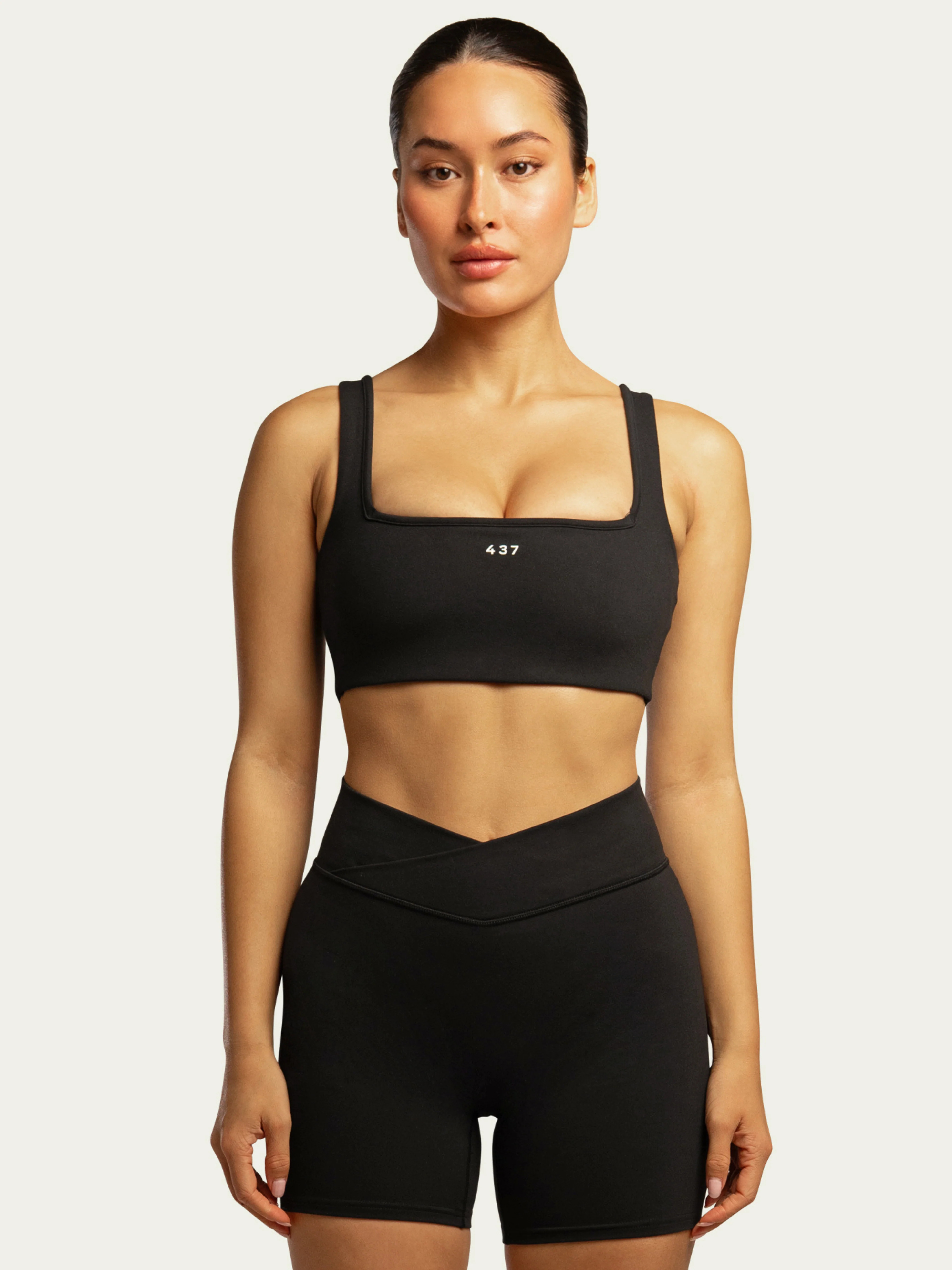 The Square Bra / Black | 437