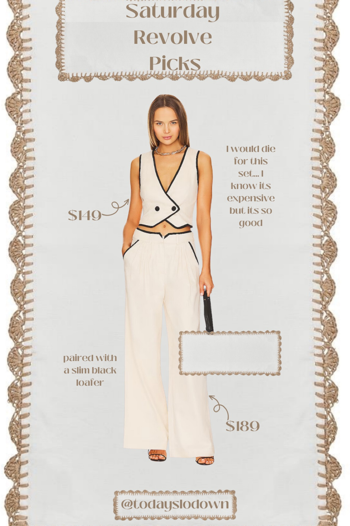 Saturday Revolve Picks!

#revolve #summersale #saturdaypicks #blackdress #backlessdress #linen #laborday #classicstyle #summerstyle #whitetops #fallstyle #classicfall #falloutfits 



#LTKFind #LTKSeasonal #LTKSale