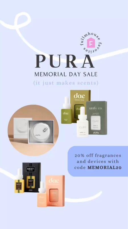 Memorial Day Sale! 20% off fragrances and devices with code MEMORIAL20 - I’ve linked all my favorites!