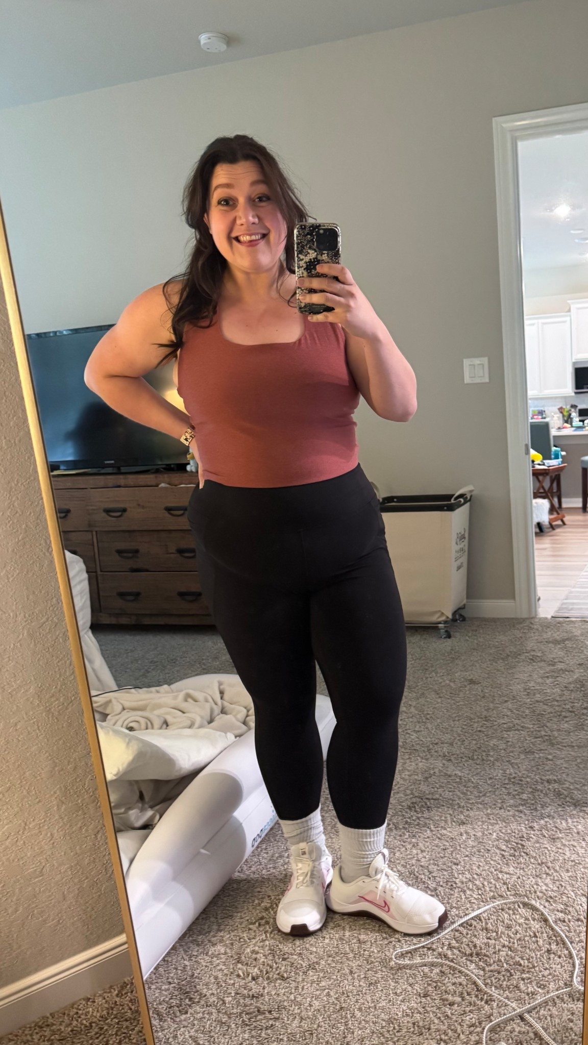 The best light support long line sports bra - under $15!! 

#LTKStyleTip #LTKMidsize #LTKActive