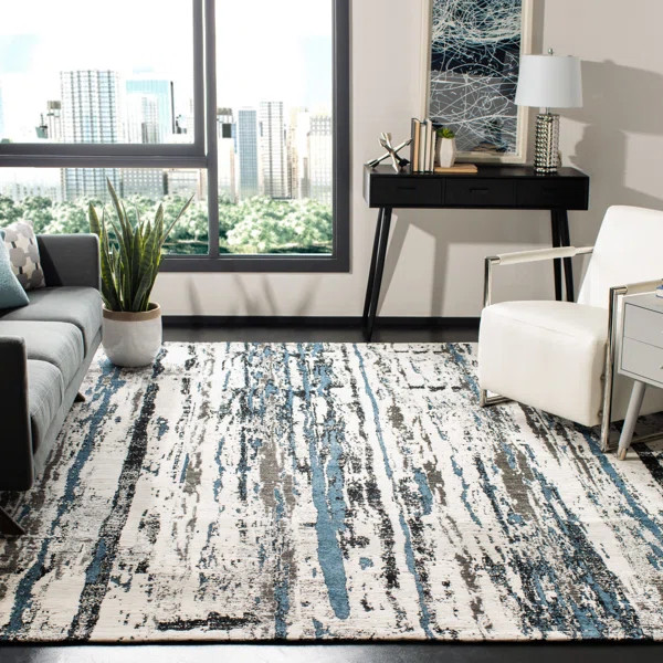 Roanoke Gray Area Rug | Wayfair North America