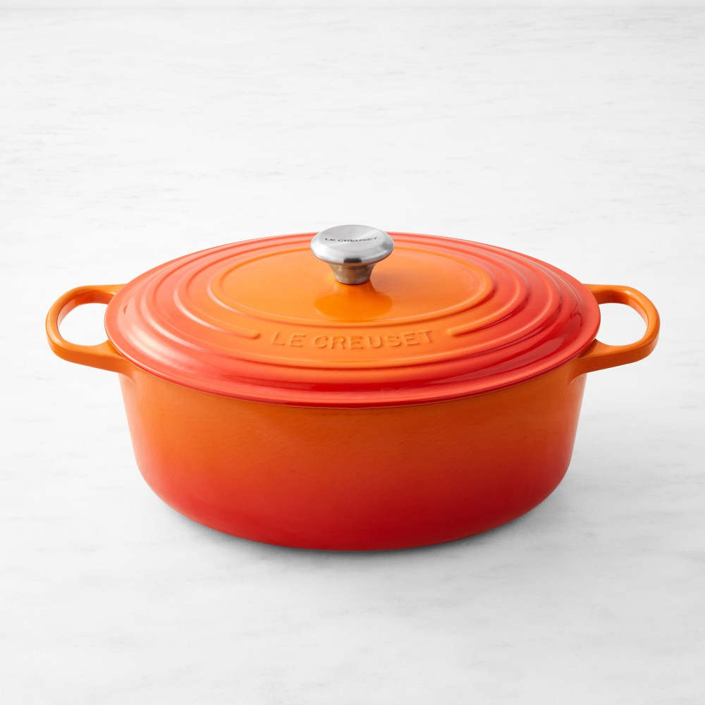 Le Creuset Signature Enameled Cast Iron Oval Dutch Oven | Williams-Sonoma