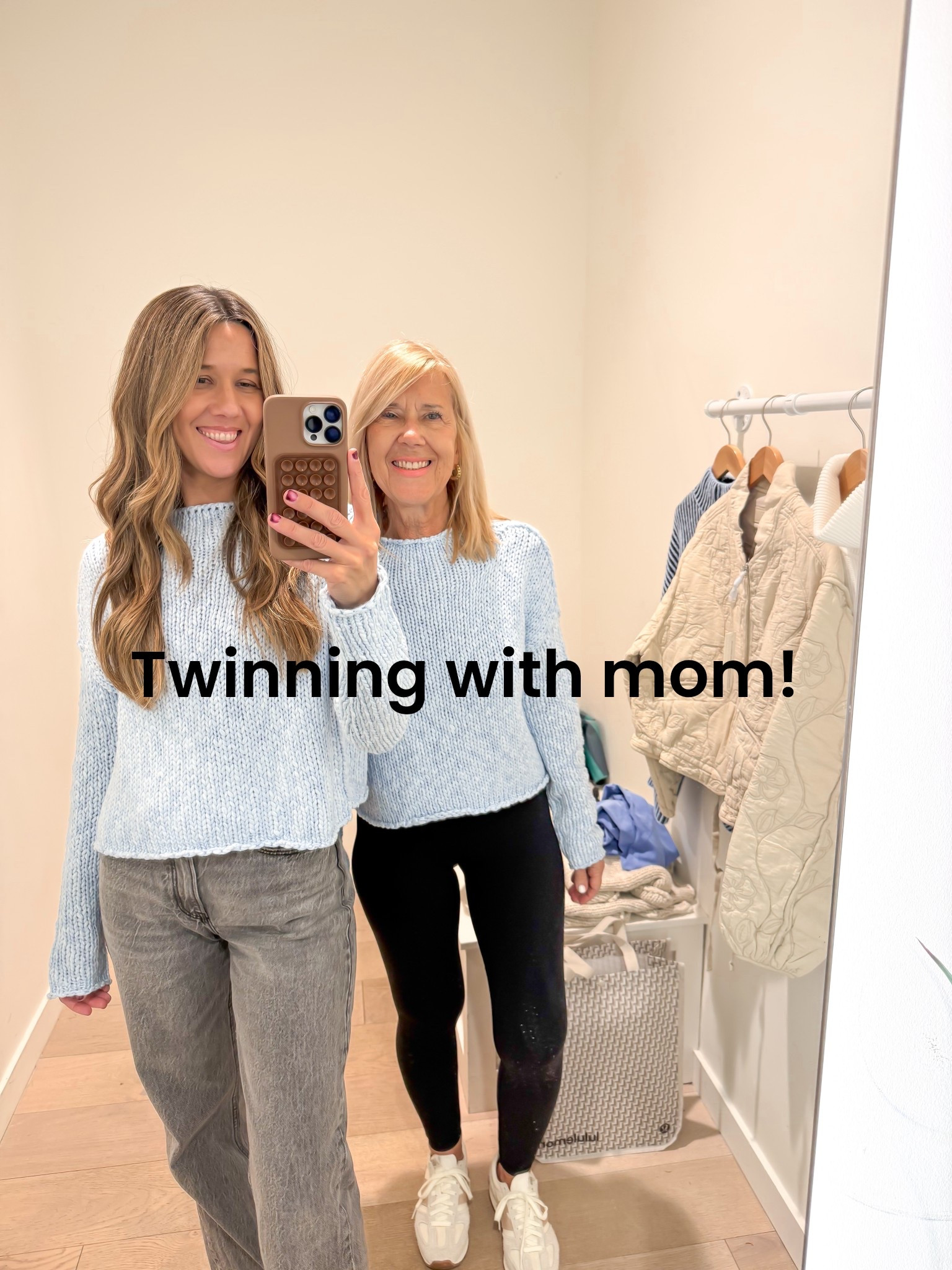 Mom and I both bought this sweater at south moon under! I'm in small and mom xs!!

#LTKOver40 #LTKSeasonal #LTKPetite